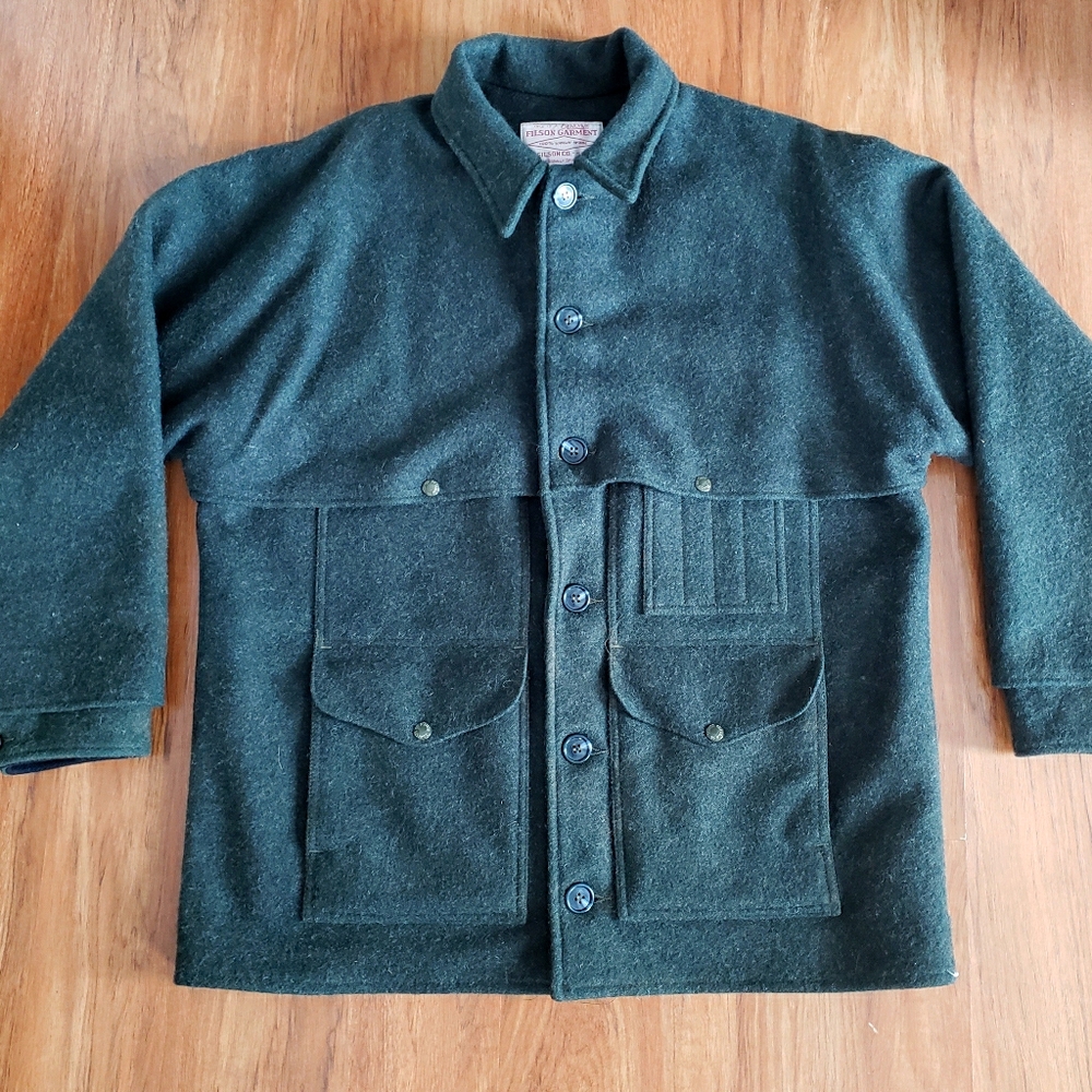 Vintage Filson wool Mackinaw cruiser jacket